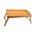 thumbnail image 2 of Bandeja plegable de madera para mesa de cama para comer, desayunar en la cama, escritorio para computadora portátil y servir refrigerios, perfecta Engrosado mejorado BLESIY Escritorio plegable, 2 of 8