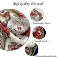 thumbnail image 3 of Fashion Hair Scarf for Women Lightweight Head Scarves Square - Hidden green, 3 of 5