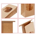 thumbnail image 3 of Paquete de 50 bolsas de panadería Inteprter con ventana para granos de café y hornear L, 3 of 6