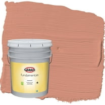 Glidden Fundamentals Orange Essential / Orange Semi-Gloss Interior Paint, 5 Gallon