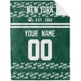 thumbnail image 4 of New York J Throw Blanket Custom Name and Number Blanket for Men Women Boy Gifts, 4 of 5