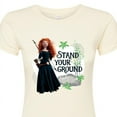 thumbnail image 3 of Disney Brave - Merida Stand Your Ground - Juniors Fitted Graphic T-Shirt, 3 of 5