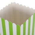 thumbnail image 3 of PAMINGONO 40Pcs Retro Green Striped Paper Candy Buckets Multipurpose Containers for Carnival Parties, 3 of 7