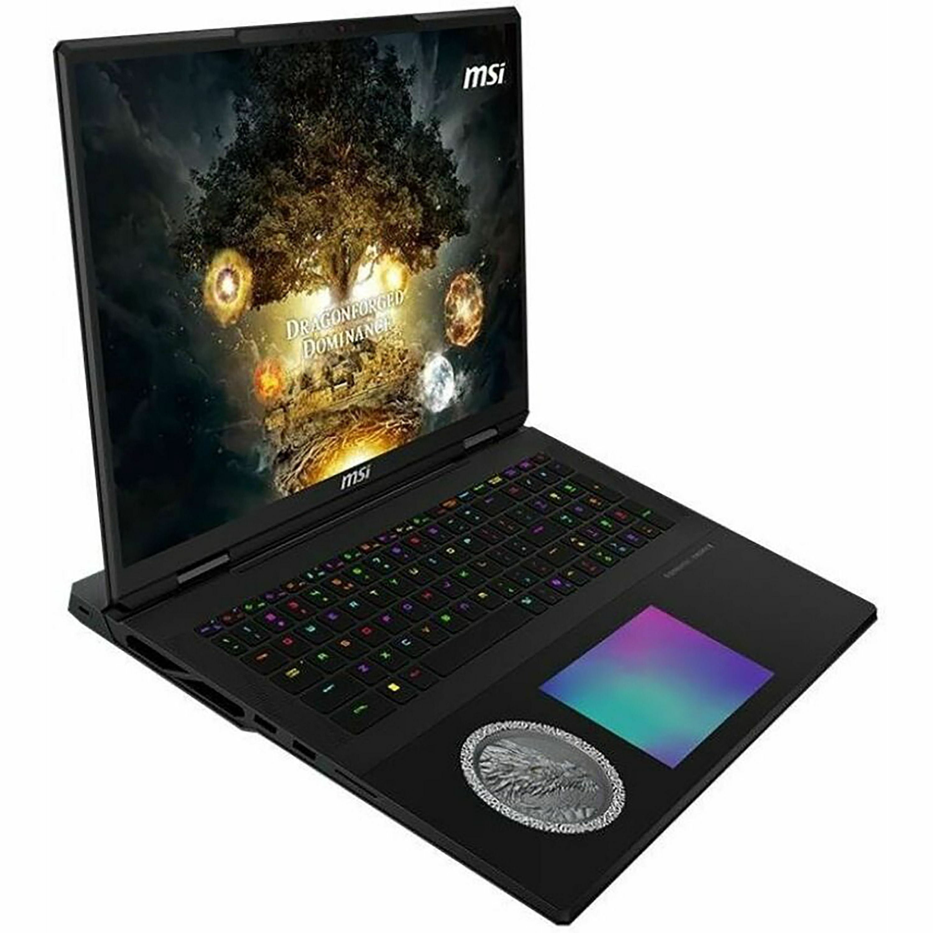MSI Titan 18 HX Dragon Edition Norse Myth A2XW Titan 18 HX Dragon Edition Norse Myth A2XWJG-440US 18" Gaming Notebook, UHD+, Intel Core Ultra 9 285HX, 96 GB, 6 TB SSD, Norse Myth Dragon Edition