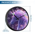 thumbnail image 3 of Voice Activated Clock with Glow Light 12 Inch Large Silent Wall Clock Battery Operated for Home Decor Unicorn with Rainbow Mane, 3 of 8