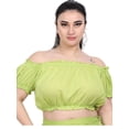 thumbnail image 3 of Wevez Women's Off-Shoulder Cotton Casual Crop Tops, 3 of 4
