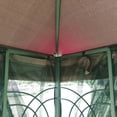 thumbnail image 5 of 13 x 10FT Outdoor Patio Gazebo Canopy Tent with Ventilated Double Roof and Mosquito Netting, Heavy Duty Outside Sunshade for Lawn, Garden, Backyard and Deck, 5 of 9