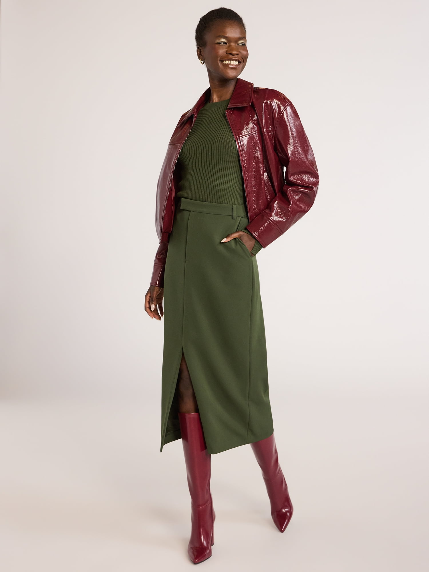 CULAX SHORT BONBERJACKET 美品 CULAX SHORT BONBERJACKET 美品 Casual Slay Cropped Oversized