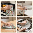 thumbnail image 6 of 2 Pcs Funny Kitchen Towels,Cute Boxer Dog and Flowers Florals Microfiber Dish Towels,Kitchen Tea Towels,Kitchen Towel Set (18" X 26"), 6 of 7