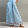 thumbnail image 3 of Morttic Women's Chic Spaghetti Strap Sleeveless Maxi Dress – Side Pockets Casual Summer Sundress Beach & Vacation Outfit Sky Blue，S, 3 of 4