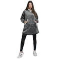 thumbnail image 2 of Sudadera Cobija AGBOX Gris con Capucha y Borrega | para Máximo Confort | Ideal para Descanso y Días Fríos, 2 of 5