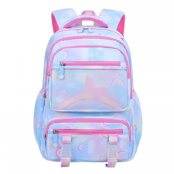 GASTROPOD Backpack Lightweight Backpack with Compartments, School Bag for Age 4-10 Years Old, Blue