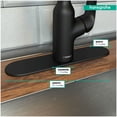 thumbnail image 6 of Hansgrohe 14019 10" Escutcheon Plate For Single Hole Kitchen Faucets - Nickel, 6 of 6