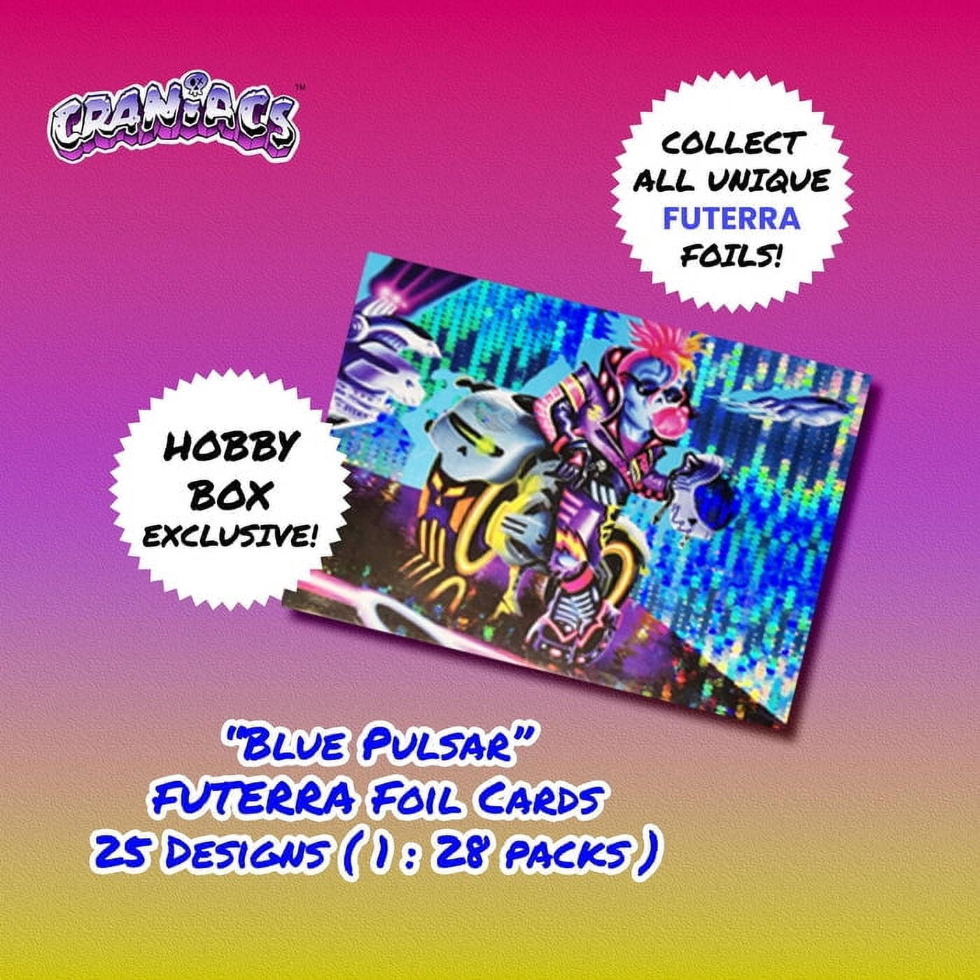 Craniacs Series 2 Trading Cards 24-Pack Hobby Box