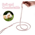 thumbnail image 4 of 4 Pack Hamster Leash Harness Adjustable Rat Leash Harness Pet Collars for Pig Ferret Mouse Chinchilla Rabbit Guinea Squirrel Small Animal, 4 of 7