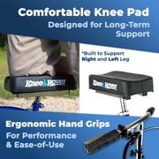 KneeRover Deluxe KneeCycle - Steerable, Foldable Knee Scooter for Surgery Recovery, Blue