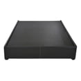 thumbnail image 2 of Base de Cama Matrimonial Mobeler Orion Tacto Piel Chocolate De Madera Tapizada, 2 of 2