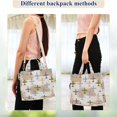 thumbnail image 4 of FORMRS Womens Corduroy Tote Bag Crossbody Shoulder Purse Handbag with Detachable Strap, Colorful Airplanes Pattern, 4 of 7