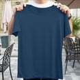 thumbnail image 7 of HAJWOH Womens Summer Tshirt Short Sleeve Shirts Beach Vacation Outfits Oversized Workout Tshirts Crew Neck Casual Clothes 2026 XL, 7 of 7