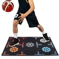 thumbnail image 3 of Basketball Footstep Training Mat, Basketball Footstep Mat Long Lasting Rubber Thickened Silent  for Indoor, 3 of 8