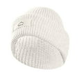 thumbnail image 2 of Chapeau d'Hiver à Capuche pour Enfants Chaud en Laine Tricotée Résistant au Froid, 2 of 3