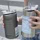 thumbnail image 2 of Termo para café americano Ins Ice, botella de agua de acero inoxidable, taza con pajita, taza de café, termo de doble capa, taza para pareja, COMO EN LA IMAGEN S2 360 ml, 2 of 5