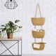 thumbnail image 4 of Colgante de 3 niveles Macarena revistero decorativo cesta para colgar en la pared, 4 of 8