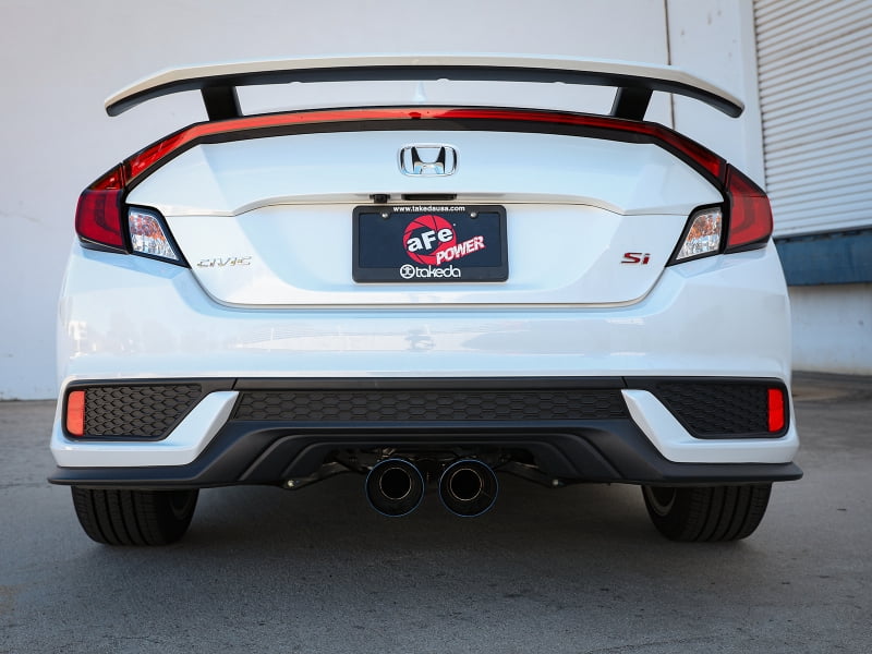 aFe POWER Takeda Exhaust System, 49-36620-L, for Honda Fits select: 2017-2020 HONDA CIVIC SI