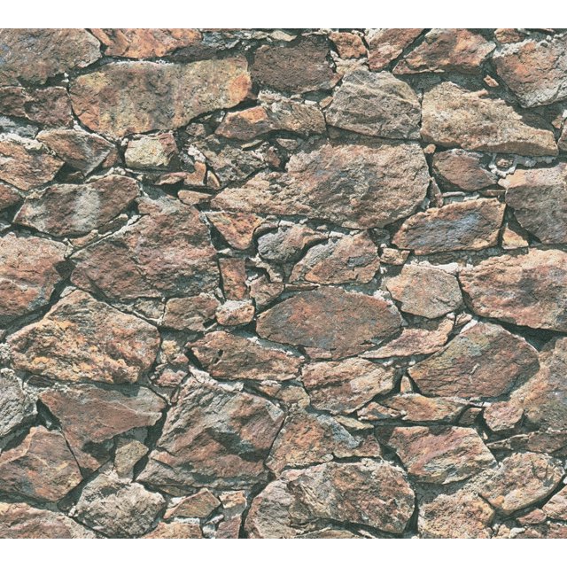 Best OF Wood'n Stone - Rouleau de Papier Peint Gris Clair en Pierre de Bois Moderne