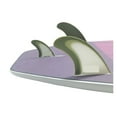 thumbnail image 5 of Surfboard Fins Single Tabs T1 Size Fins ArmyGreen/White Color Fiberglass New Design Surf Surf Tri Set Fins, 5 of 5