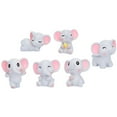 thumbnail image 4 of SHISUYAN 6Pcs Mixed Style Resin Mini Animals For Children And Family 1.26X1.14X0.75In, 4 of 8