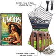 thumbnail image 4 of Letrero de hojalata "Authentic Tacos" Letrero de hojalata "Tacos Girl" Vive cada día como si fuera martes de tacos Letreros de metal, 4 of 8