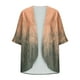 thumbnail image 3 of Cárdigan de moda para mujer, blusa informal con estampado de manga larga, blusa holgada tipo cárdigan, blusa de poliéster para mujer, 3 of 4
