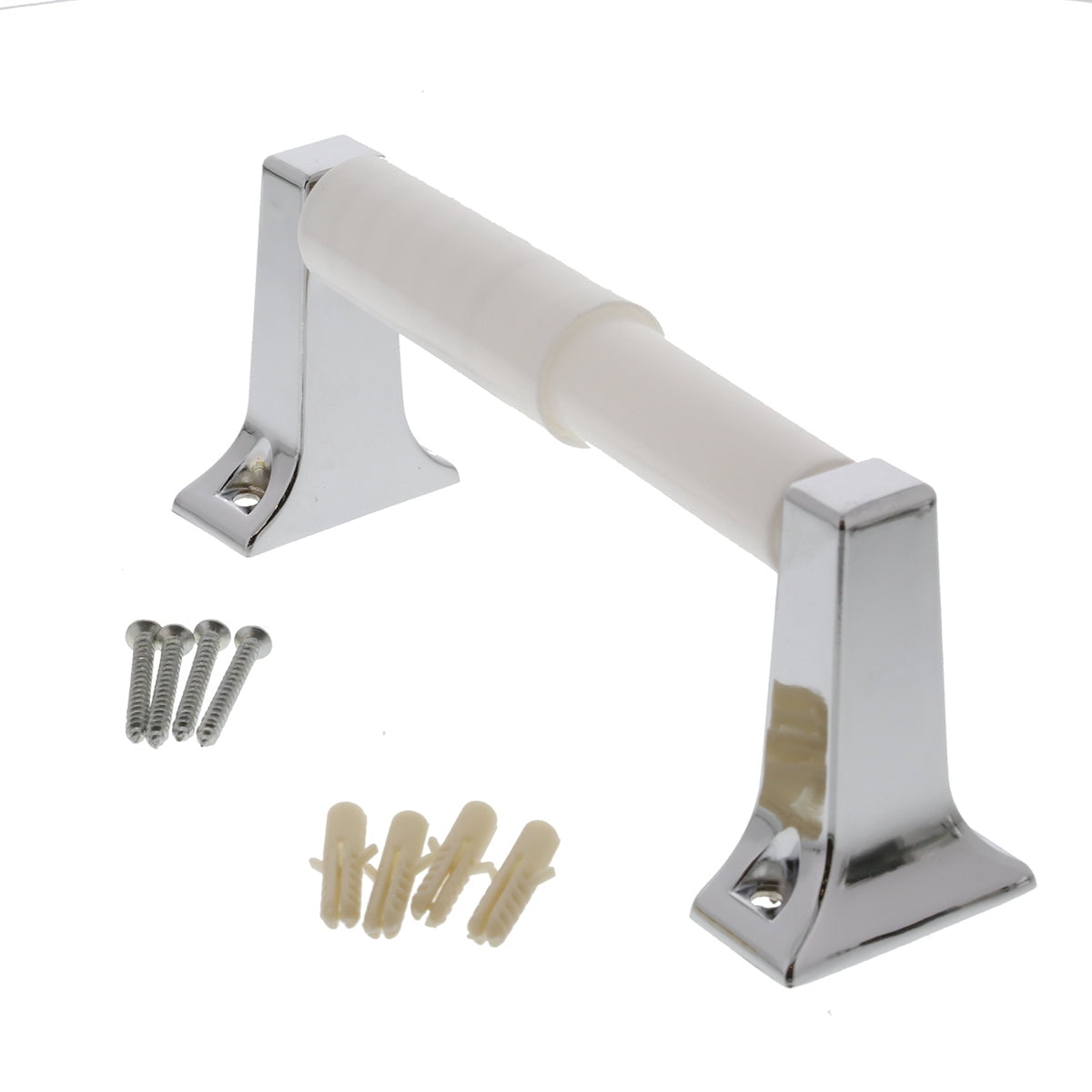 Contemporary Toilet Paper Holder Chrome Finish