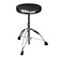 thumbnail image 1 of SONICAKE Tabouret Tambour Réglable Pliable avec Siège Rembourré Antidérapant Noir, 1 of 7