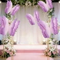 thumbnail image 6 of Butterfly Flower Wreath Garland, Artificial Floral Door Wreath, Spring Summer Wedding Party Outdoor Decoration ( Purple ), 6 of 6