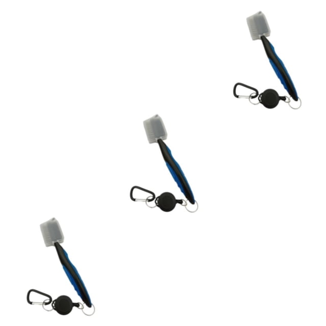 Eigraketly Cepillo de palo de golf de acero inoxidable Cepillos de zapatos de bola de doble cara ergonómicos portátiles Accesorios con Type1 NO1