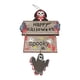 thumbnail image 1 of Letrero colgante de madera para , placa para colgar puerta, adornos artesanales de madera para ventana de árbol, letrero de decoración Cráneo Yotijar Letrero colgante de Halloween, 1 of 7