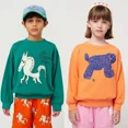 thumbnail image 2 of Sudaderas para niños Otoño 2024 Ropa para niñas Suéter de dibujos animados para bebés Sudadera con capucha para niños Camisetas superiores para niños Conjuntos, 2 of 5