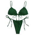 thumbnail image 1 of YOUSNH Maillot de Bain pour Femmes, Imprimé, Grande Taille, Rembourré, Ensemble Tankini, Vert S, 1 of 7