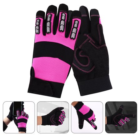 HONITANO Work Gloves 1 Pair Black Microfiber for Automotive and Rural Tasks