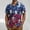 8 - Blue, variant on T Shirt Oversized Fourth of July Patriotic Mens Polos Collared Big & Tall Short Sleeve Men Shirts Casual,Blue,3XL