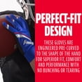 thumbnail image 5 of Franklin Sports Youth Football Receiver Gloves - Shoktak Youth Gloves - Kids Football Gloves - High Grip Football Gloves - Royal - Youth Large, 5 of 7