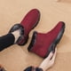 thumbnail image 1 of Botas de nieve de terciopelo para invierno, botas cortas para mujer, zapatos impermeables cálidos y gruesos para mujer Wmkox8yii ghj2202, 1 of 7