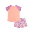 thumbnail image 2 of Wonder Nation Girls Short Sleeve and Short Pajamas Set, 2-Piece, Sizes 4-18 & Plus, 2 of 2
