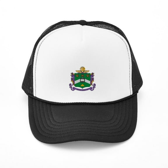 CafePress - Delta Sigma Phi Coat Of Arms - Adjustable Unisex Printed Trucker Hat with Mesh Back