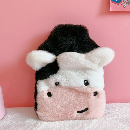 

Haykey Hot Water Bag Winter Bed Plush Warm Feet Warm Hand Water Injection Hot Water Bottle Girls Gift Ice Bags For Injuries Reusable Rubber