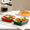 Red+Green, variant on 2-Pack Square Ceramic Baking Dish, 5.5in Small Baking Pan,13oz Mini Casserole Dish