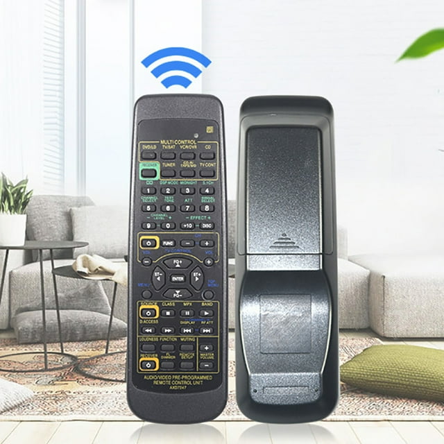 JIAHAOO Replacement Remote for Pioneer VSX-D Series AV Receivers AXD7247/AXD7245 Black ABS Material Spare Part