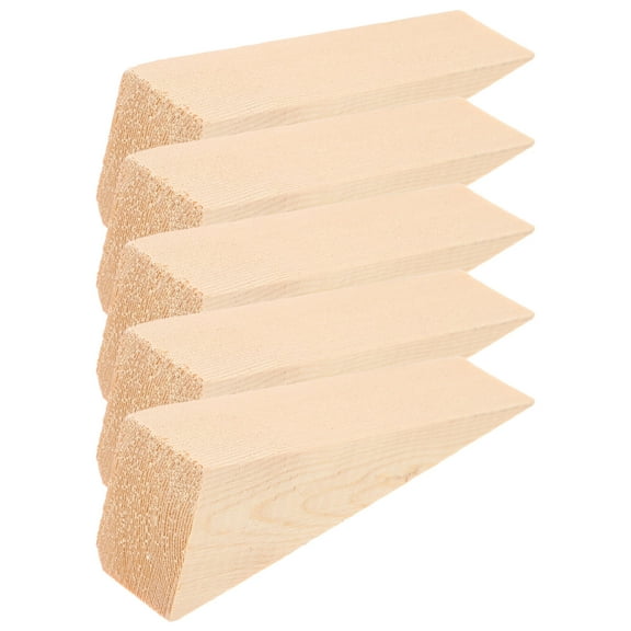 Toyvian 5Pcs Light Brown Wood Shims for Leveling Furniture and Tables
